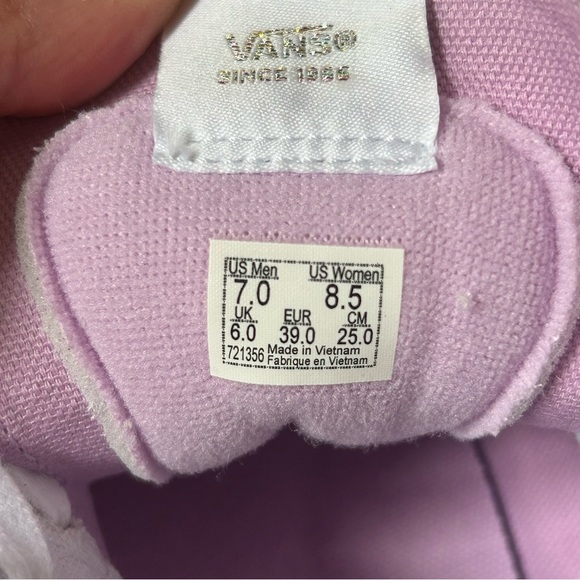 Vans Womens Butterfly Dreams Sk8-Hi Tapered Stackform Purple  Sneaker 8.5 NEW - Picture 5 of 6